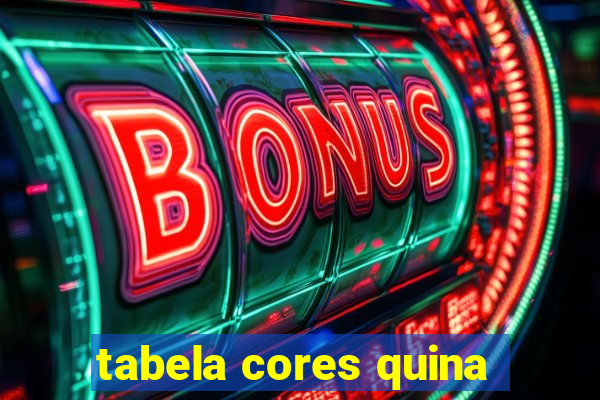 tabela cores quina